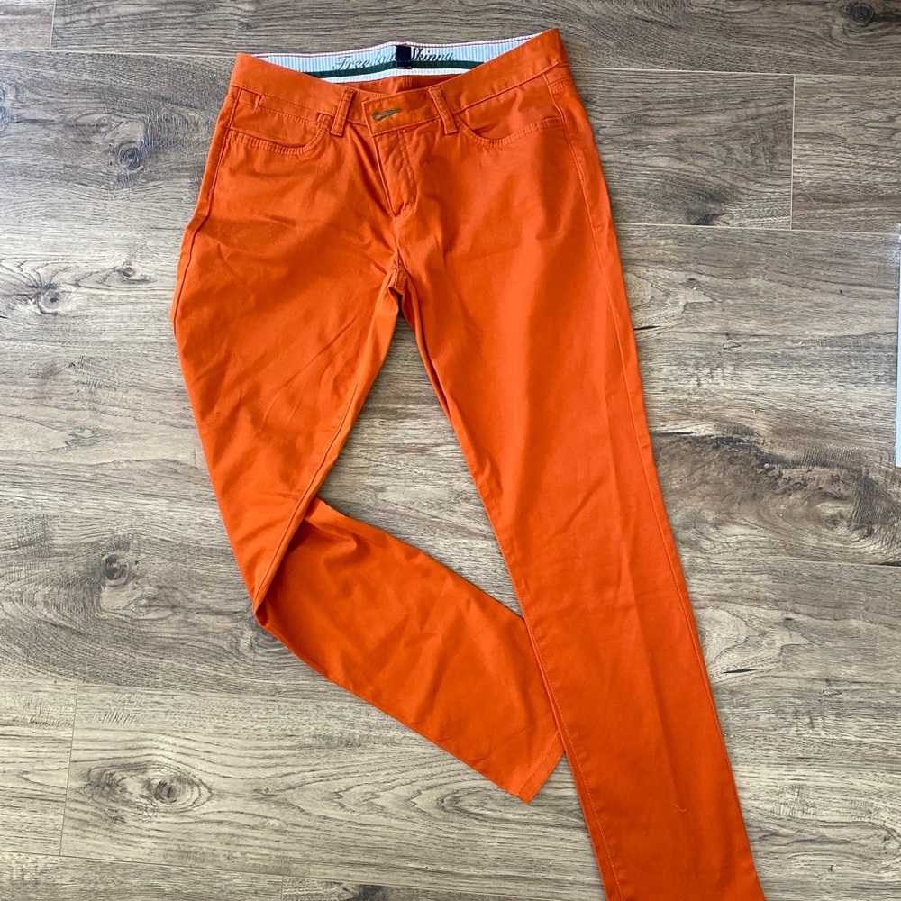 Orange Tommy Hilfiger Freedom Skinny Pants Size 6